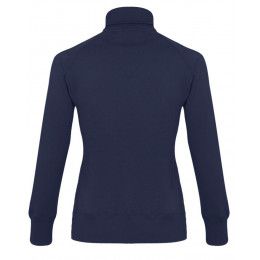 Толстовка женская на молнии Soda 280 темно-синяя