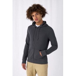 Толстовка на молнии с капюшоном унисекс BNC Inspire (Organic)