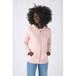 Толстовка на молнии с капюшоном женская BNC Inspire (Organic)