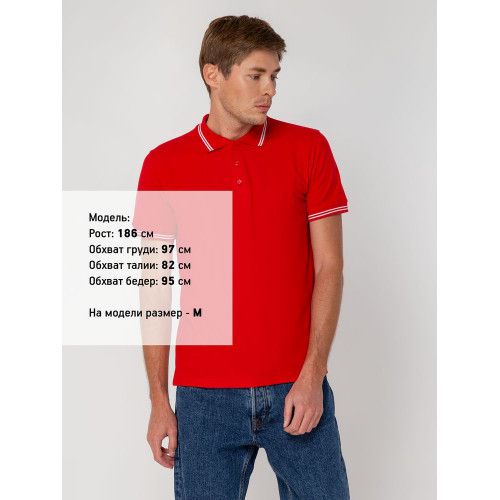 Рубашка поло Virma Stripes, красная