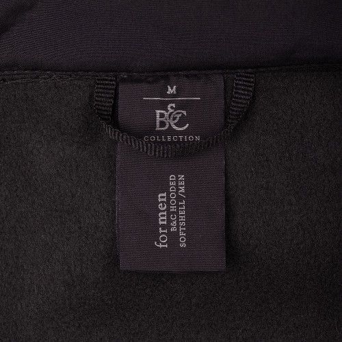 Куртка мужская Hooded Softshell черная
