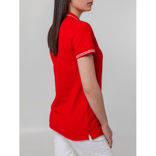 Рубашка поло женская Virma Stripes Lady, красная