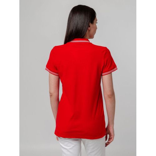 Рубашка поло женская Virma Stripes Lady, красная