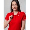 Рубашка поло женская Virma Stripes Lady, красная