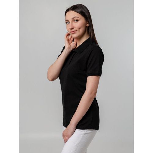 Рубашка поло женская Virma Stretch Lady, черная