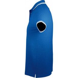 Рубашка поло мужская Pasadena Men 200 с контрастной отделкой