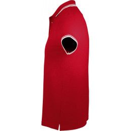 Рубашка поло мужская Pasadena Men 200 с контрастной отделкой