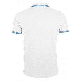 Рубашка поло мужская Pasadena Men 200 с контрастной отделкой