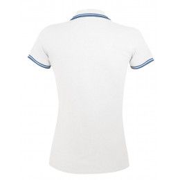 Рубашка поло женская Pasadena Women 200 с контрастной отделкой