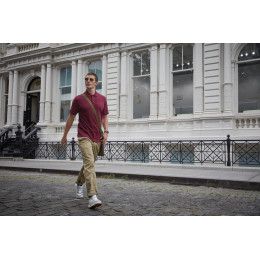 Рубашка поло Safran серый меланж