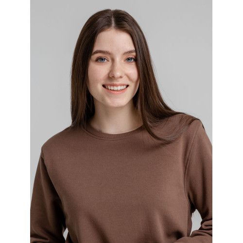 Свитшот унисекс BNC Inspire (Organic), коричневый (мокко)