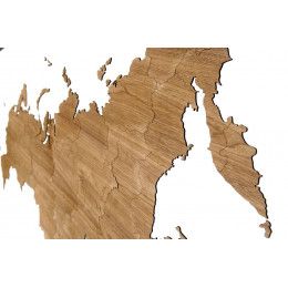 Деревянная карта России