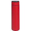 Смарт-бутылка с заменяемой батарейкой Long Therm Soft Touch, красная