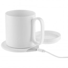 Кружка с подогревом и беспроводной зарядкой dualBase