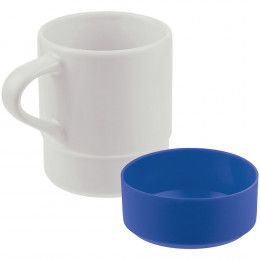 Кружка с силиконовой подставкой Protege 