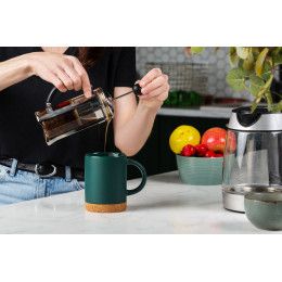 Кружка с пробковой подставкой Corky