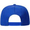 Бейсболка Snapback с прямым козырьком, ярко-синяя