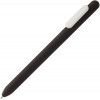 Ручка шариковая Swiper Soft Touch, черная с белым