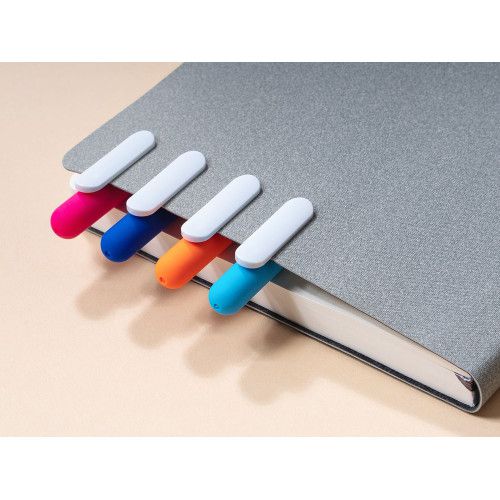 Ручка шариковая Swiper Soft Touch, синяя с белым