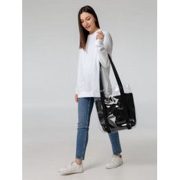 Шопер Clarity с черным органайзером