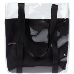 Шопер Clarity с черным органайзером