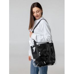 Шопер Clarity с черным органайзером