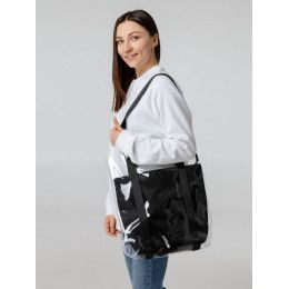 Шопер Clarity с черным органайзером