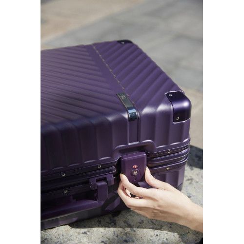 Чемодан Aluminum Frame PC Luggage V1, фиолетовый
