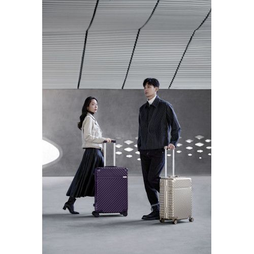Чемодан Aluminum Frame PC Luggage V1, фиолетовый