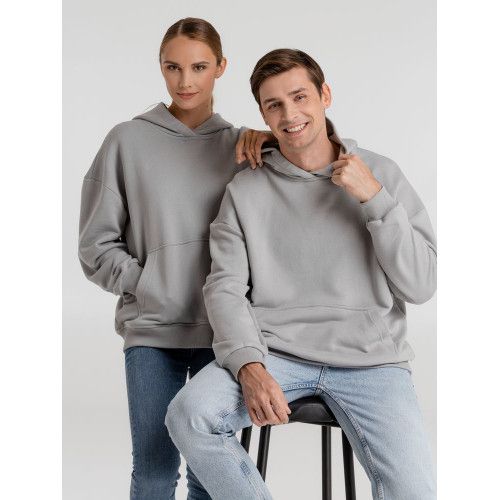 Худи оверсайз Kulonga Comfort, светло-серое