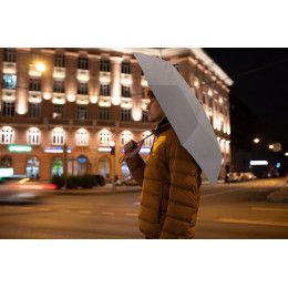 Зонт складной Manifest Color со светоотражающим куполом