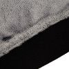 Худи Furry Oversize, черное
