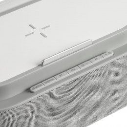 Колонка с часами и беспроводной зарядкой Veske