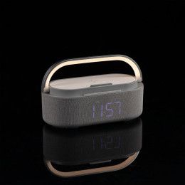 Колонка с часами и беспроводной зарядкой Veske