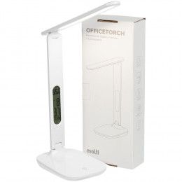 Настольная лампа с часами и календарем Office Torch