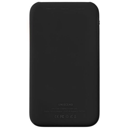 Внешний аккумулятор Uniscend Half Day Compact 5000 мAч, черный